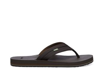 Sanuk Ziggy Vatten Friendly Flip Flop Herr Mörkbruna | Sverige 443SGL